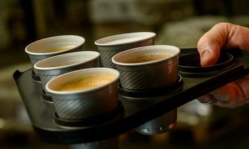 koffiebeker houder voor 6 koffies