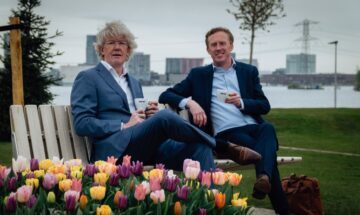 Gesprek Floriade met eigenaar Paul Kragter Van Duijnen koffie en Milo Dinkelaar van Floriade